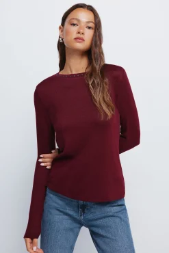 Springfield T-Shirts-T-shirt com gola estampado