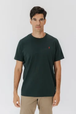 elPulpo T-Shirts-T-shirt com logo bordado Verde