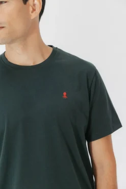 elPulpo T-Shirts-T-shirt com logo bordado Verde