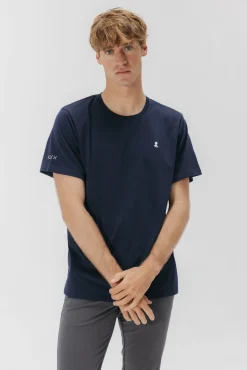 elPulpo T-Shirts-T-shirt com logo bordado Azul