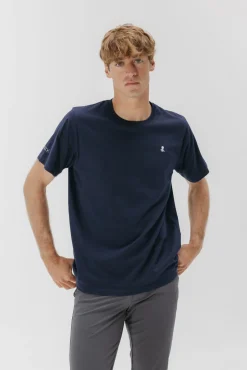 elPulpo T-Shirts-T-shirt com logo bordado Azul