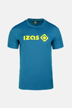 Izas T-Shirts-T-shirt com logo grande de Laredo azul