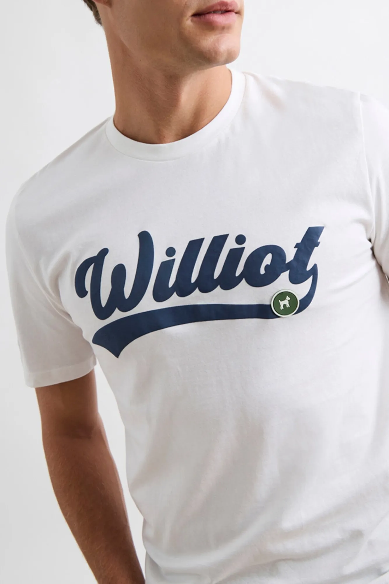 Williot T-Shirts-T-shirt com logo vintage Branco