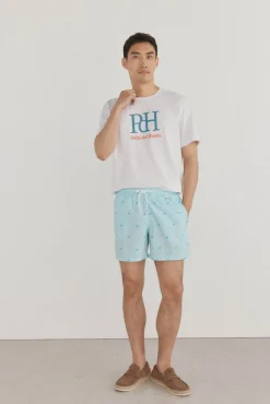 Pedro del Hierro T-Shirts-T-shirt com logotipo Branco