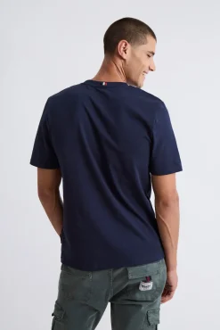 Williot T-Shirts-T-shirt com o logo da WLT Azul