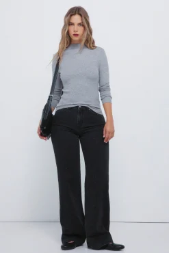 Springfield T-Shirts-T-shirt com strass cinzento