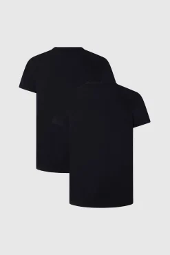 Pepe Jeans T-Shirts-T-shirt de algodão preto