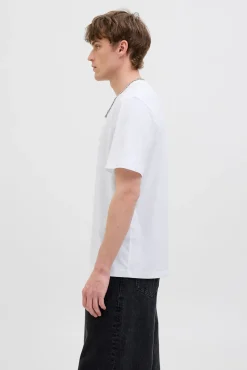 Jack & Jones T-Shirts-T-shirt de corte regular branco