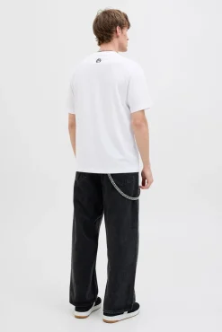 Jack & Jones T-Shirts-T-shirt de corte regular branco