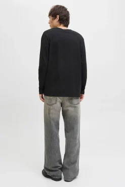 Jack & Jones T-Shirts-T-shirt de corte regular preto