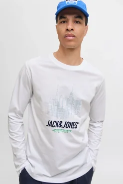 Jack & Jones T-Shirts-T-shirt de corte regular branco