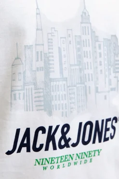 Jack & Jones T-Shirts-T-shirt de corte regular branco