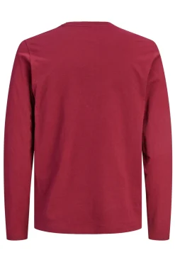 Jack & Jones T-Shirts-T-shirt de corte regular vermelho