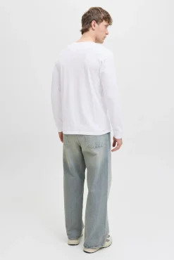 Jack & Jones T-Shirts-T-shirt de corte regular branco