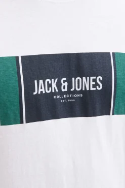 Jack & Jones T-Shirts-T-shirt de corte regular branco