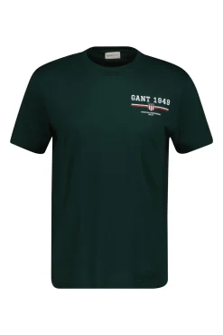Gant T-Shirts-T-shirt de Verde