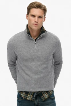 Superdry Camisolas-T-shirt de gola redonda cinzento