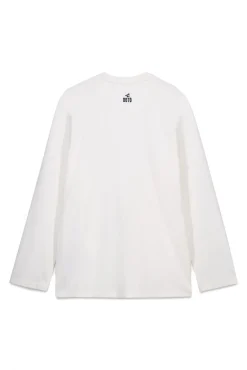 OOTO T-Shirts-T-shirt de manga comprida Branco