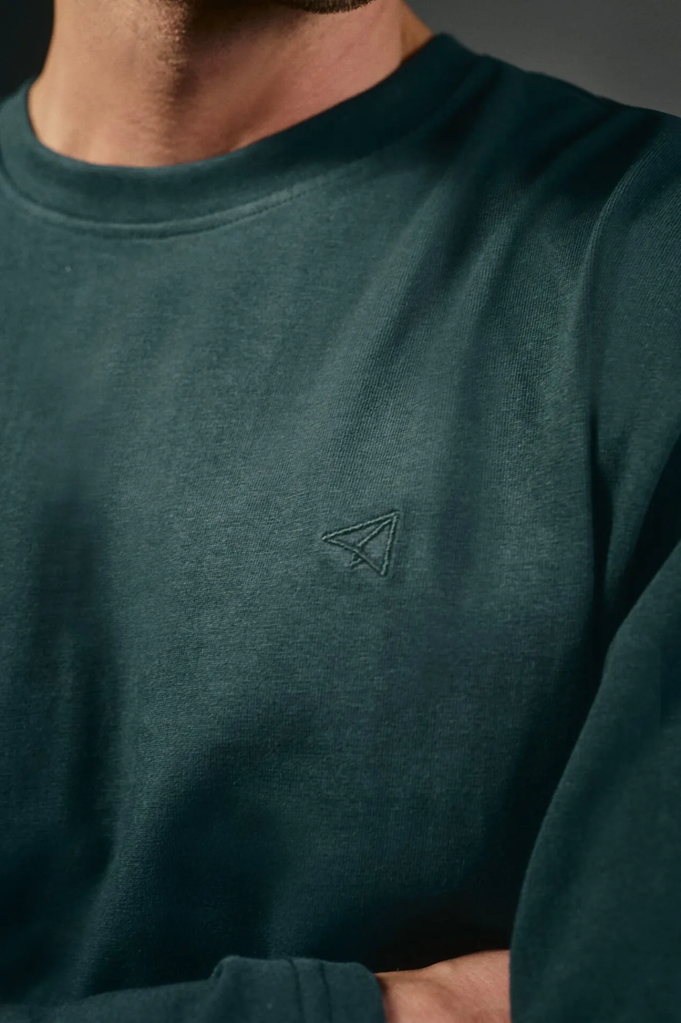 OOTO T-Shirts-T-shirt de manga comprida Verde