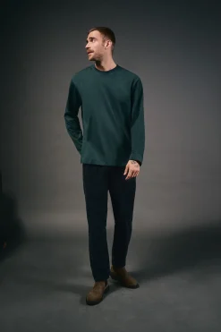 OOTO T-Shirts-T-shirt de manga comprida Verde