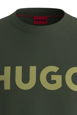 HUGO T-Shirts-T-shirt de manga curta Verde