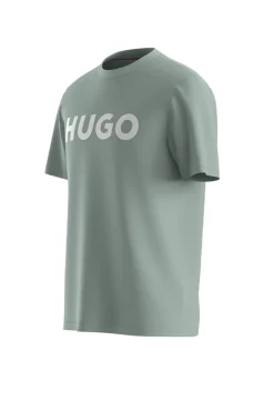 HUGO T-Shirts-T-shirt de manga curta Verde