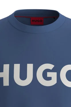 HUGO T-Shirts-T-shirt de manga curta Azul