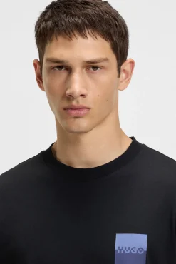 HUGO T-Shirts-T-shirt de manga curta Preto
