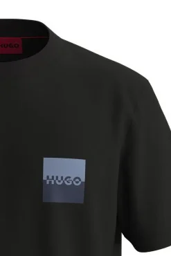 HUGO T-Shirts-T-shirt de manga curta Preto