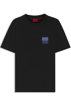 HUGO T-Shirts-T-shirt de manga curta Preto