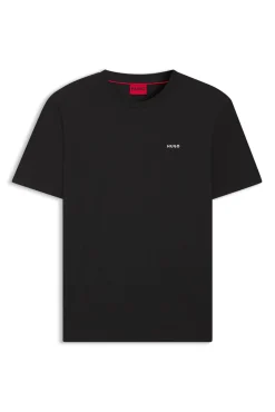 HUGO T-Shirts-T-shirt de manga curta Preto
