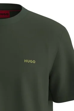 HUGO T-Shirts-T-shirt de manga curta Verde