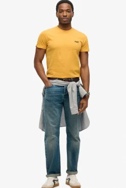 Superdry T-Shirts-T-shirt de manga curta amarelo