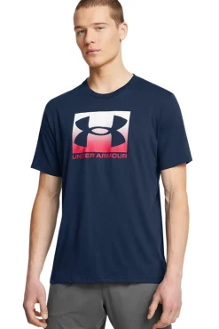 Under Armour T-Shirts-T-shirt de manga curta de homem azul