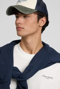 Silbon T-Shirts-T-shirt especial para sociedade de tênis Ecru