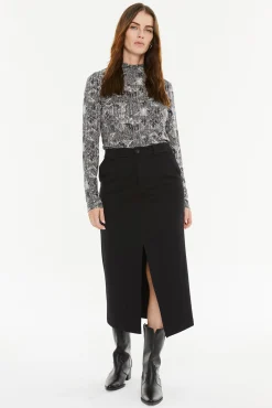 System Action T-Shirts-T-shirt estampada preto