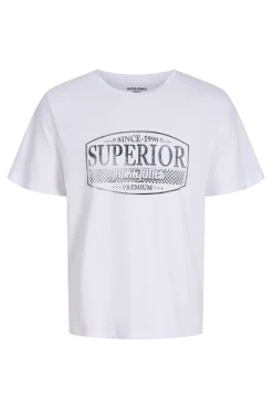 Jack & Jones T-Shirts-T-shirt estampada à frente Branco