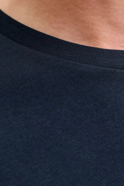 Jack & Jones T-Shirts-T-shirt estampada à frente Azul