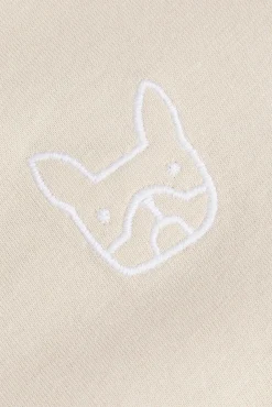 Jack & Jones T-Shirts-T-shirt estampado de cachorro de manga manga bege