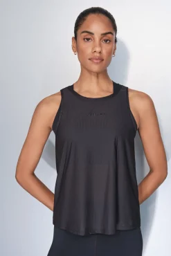 Dash and Stars T-Shirts-T-shirt estilo halter preto