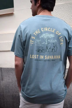 Cloking T-Shirts-T-shirt Fooders Lavada Borgonha Verde