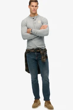 Superdry T-Shirts-T-shirt justa cinzento