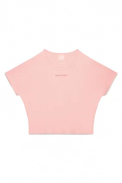 Dash and Stars T-Shirts-T-shirt laranja de manga curta e manga vermelho