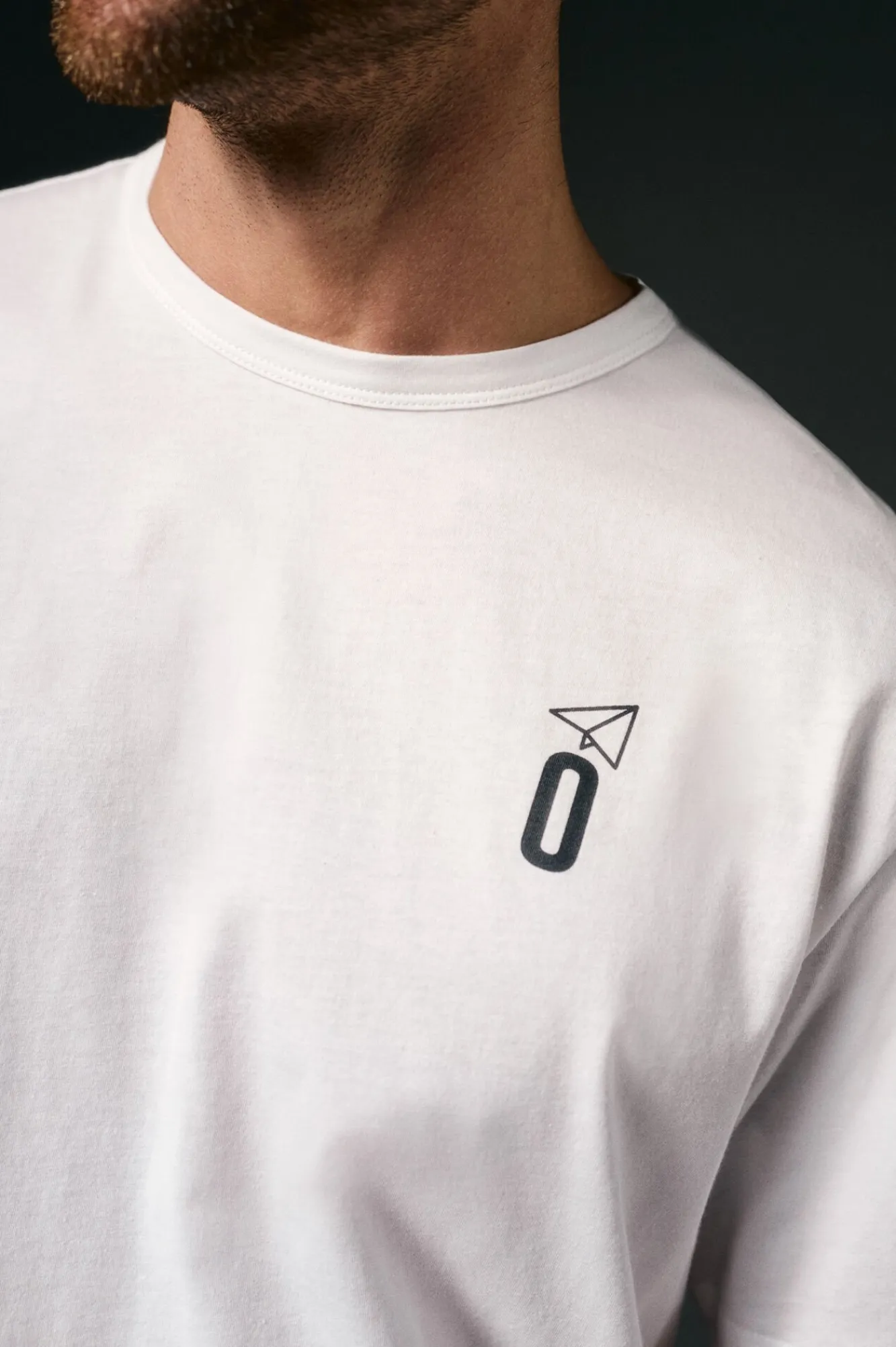 OOTO T-Shirts-T-shirt leve Branco