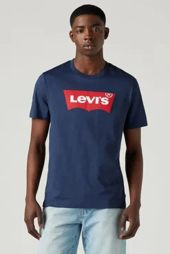 Levi's T-Shirts-T-shirt ® clássica com logótipo no meio Azul