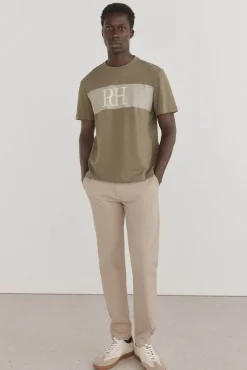 Pedro del Hierro T-Shirts-T-shirt logo Verde