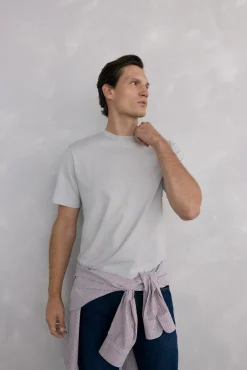 Pedro del Hierro T-Shirts-T-shirt logo Cizento