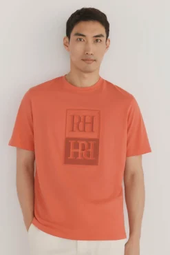Pedro del Hierro T-Shirts-T-shirt logo relevo Laranja