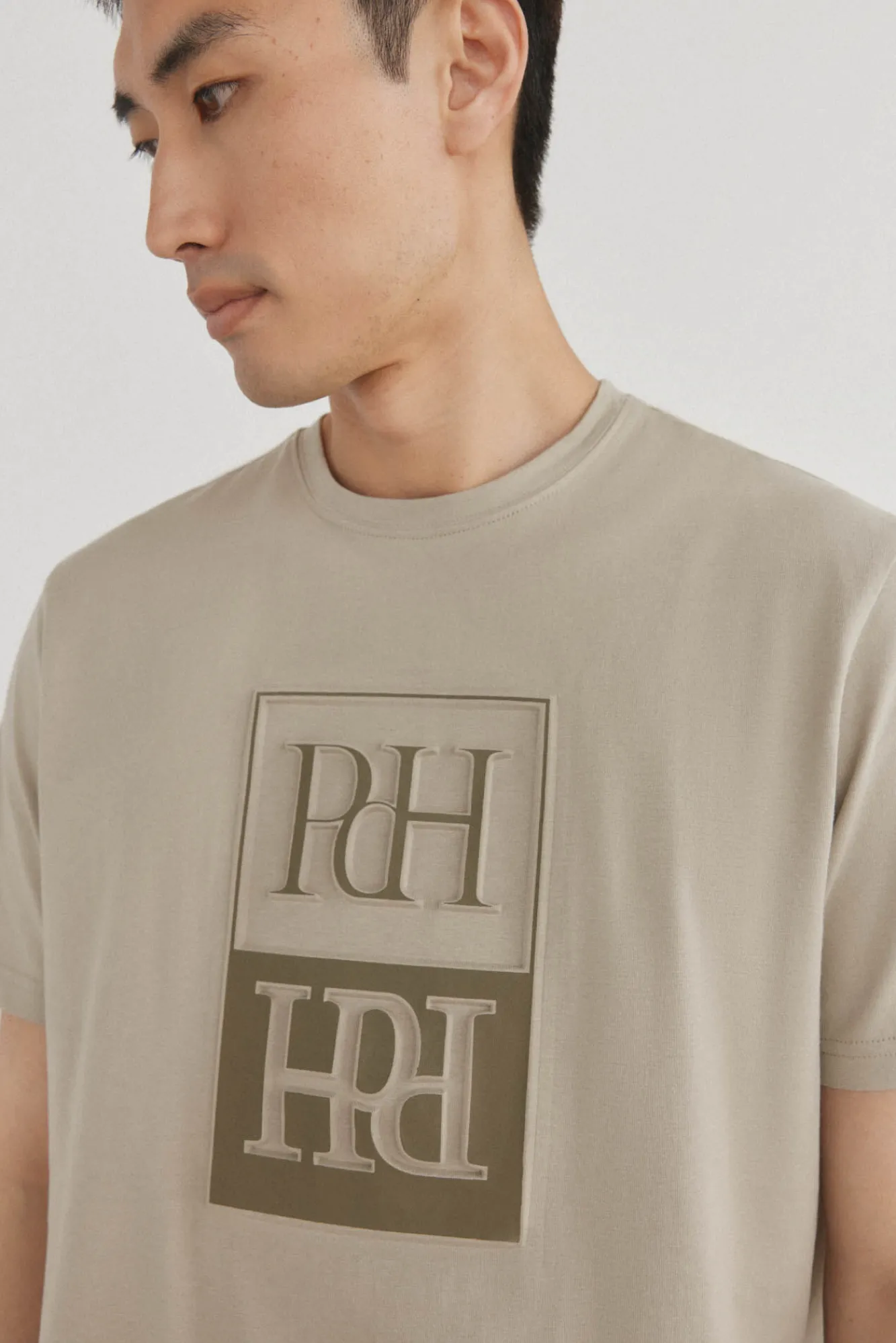 Pedro del Hierro T-Shirts-T-shirt logo relevo Verde