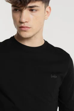 Lois T-Shirts-T-shirt manga comprida preto